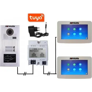 Přístupový systém Set WIFI P2P TUYA videozvonku | ZONEWAY ZW-777 plus ZW-619-2D