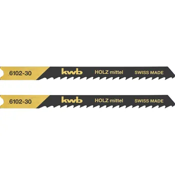 Pilová lišta kwb 610230 Nožové pilové listy, zpracování dřeva, speciální zapichový zub, HCS, 2x střední 2 ks