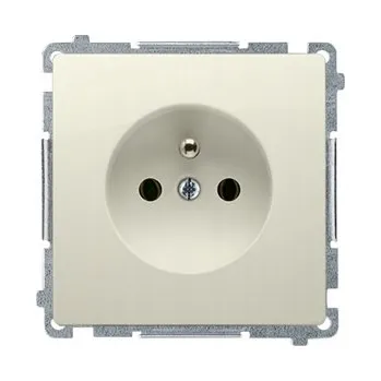 Elektrická zásuvka Elektrická Zásuvka zásuvka Kontakt-simon béžová