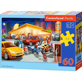 puzzle pro nejmenší Puzzle Čerpací stanice 60 dílků