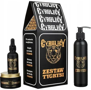 Péče o vousy Cyrulicy Sada kosmetiky na vousy "Tygří" - olej, balzám, šampon