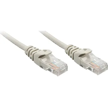 Datový kabel LINDY 48363 RJ45 síťové kabely, propojovací kabely CAT 5e U/UTP 2.00 m šedá 1 ks