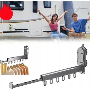 Věšák SUSZARKA NA PRANIE WIESZAK na Oblečení Rozkládací Nástěnný