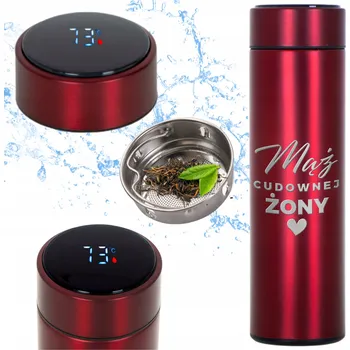 Termoska ČERVENÁ TERMOSKA - SKVĚLÝ TIP NA DÁREK K VALENTÝNU PRO MANŽELA OD ÚŽASNÉ ŽENY