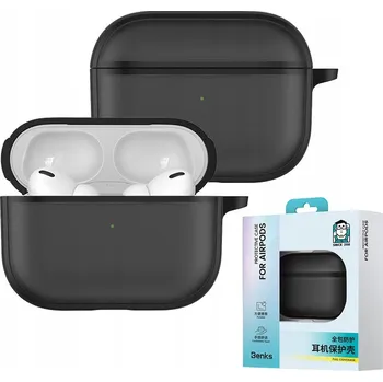 Příslušenství pro sluchátka Pouzdro na sluchátka Benks pro Apple AirPods Pro 3 ochranné pouzdro kryt černé