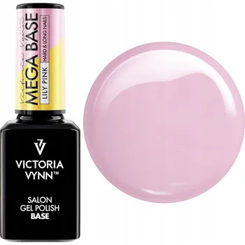 Lak na nehty Victoria Vynn Stavební hybridní báze Mega Base Lily Pink Růžová 15 ml