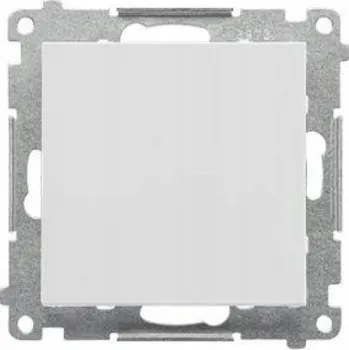 vypínač S.55 Spínací tlačítko bez piktogramu 10AX 250V světle šedá matná TP1.01/114