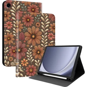 Pouzdro na tablet VSECHNONAMOBIL 133268 ART Zavírací pouzdro pro Samsung Galaxy Tab A9 / Galaxy Tab A11 VINTAGE BLOSSOM