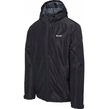 Zimní Bunda HI-TEC MAKITO II černá lyžařská s kapucí L