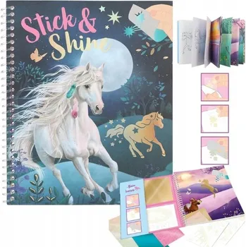 omalovánky Omalovánka s glitry Miss Melody Stick and Shine 12471A