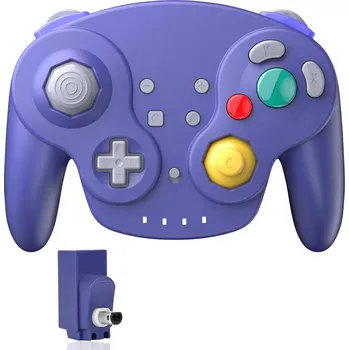 Gamepad Bezdrátový ovladač pro Nintendo GameCube - modrý
