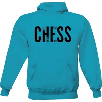 Pánská mikina Pánská mikina s kapucí s potiskem Mysli, hraj, vyhraj3 pánské