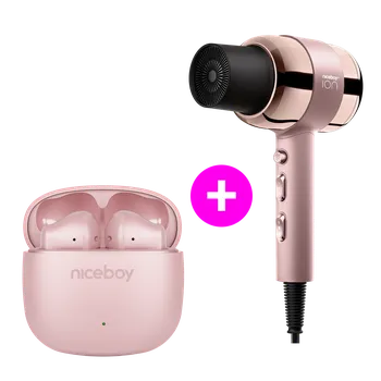 Péče o tělo Niceboy Akční set Beans 4 + AirSonic Pro Pink