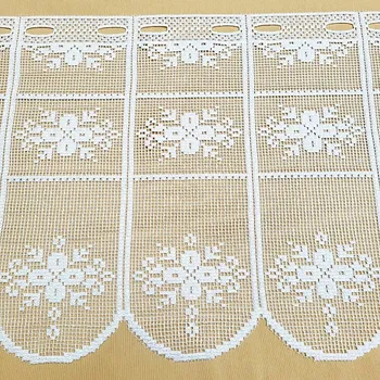 ZIBITEX Vitrážová záclona OTYLKA BÍLÁ 60 cm