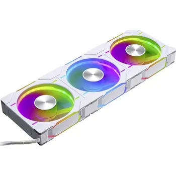 PC ventilátor Phanteks D30 PWM Regular Airflow D-RGB PC větrák s krytem bílá (š x v x h) 120 x 120 x 30 mm