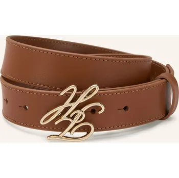Opasek Tommy Hilfiger Dámský Kožený Opasek, koňaková / zlatá, 75