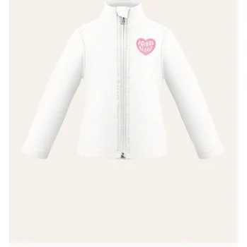 Dětské termoprádlo POIVRE BLANC W24-1500-BBGL MICRO FLEECE JACKET WHITE Velikost: 7 let / 122 cm