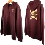 Mikina CCMoore Burgundy Hoodie Velikost 2XL