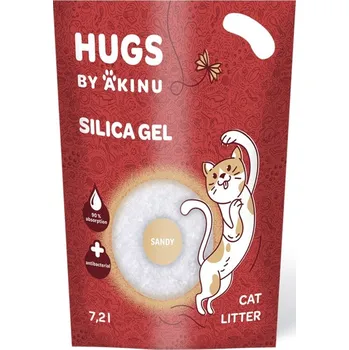 Podestýlka pro kočku Hugs By Akinu Sandy Silika gel jemný bílý stelivo pro kočky