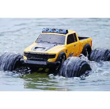 RC model auta IQ models Proporcionální RC obojživelník Pickup - žlutý