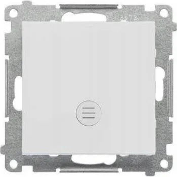 vypínač S.55 Spínač jednopólový s LED 10AX 250V světle šedá matná TW1L.01/114