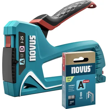 Sponkovačka Novus Tools J-25, 030-0459 ruční sponkovačka, Typ 53, Typ 53F, Typ 37 , Typ 11 , dĺžka 4 - 10 mm