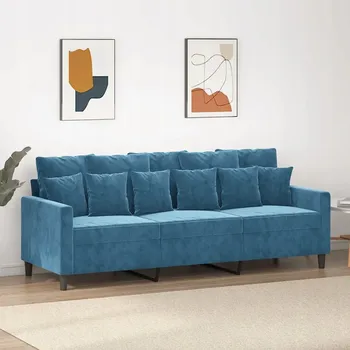 Pohovka Pohovka Selsey 200 x 84 cm šedý manšestr