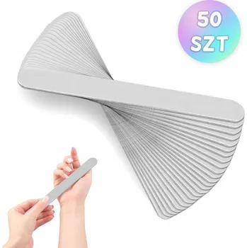 50x Pilník na nehty PNB 150/180 Pilníček Rovný Sada 50 ks
