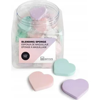 Houbička na make-up IDC BLENDER HOUBIČKA NA MAKE-UP SRDCE FIALOVÁ 1 KUS
