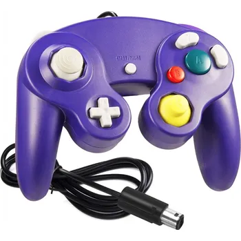 Herní příslušenství Ovladač pro Nintendo GameCube NGC, fialový
