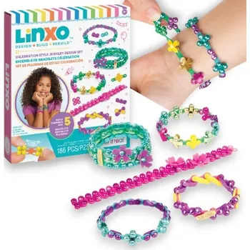 kreativní sada MAKE IT REAL Sada na výrobu šperků LinXo, 186 dílů