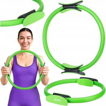 OBRUČ NA JÓGU PILATES CVIČENÍ RING PĚSTÍK FITNESS OBVOD 38 CM GYMTEK
