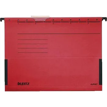 Kartotéka Leitz závěsná kapsa Alpha DIN A4 červená 5 kusů/balení 19863025 5 ks