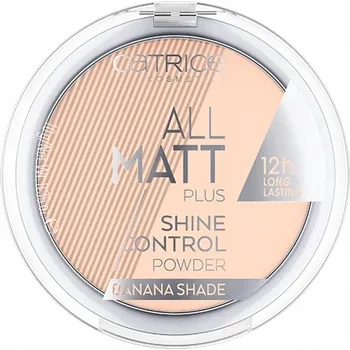 Pudr Catrice All Matt Plus matující pudr odstín 002 banana shade 10 g