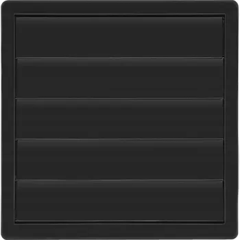 Větrací mřížka Ventilační mřížka s žaluzií airRoxy černá