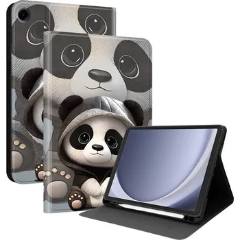 Pouzdro na tablet VSECHNONAMOBIL 133264 ART Zaklápěcí pouzdro pro Samsung Galaxy Tab A9 / Galaxy Tab A11 PANDA