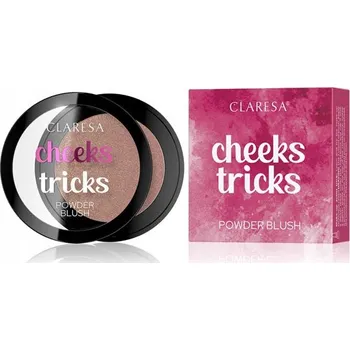 Tvářenka CLARESA TVÁŘENKA CHEEKS TRICKS 05 SECRET 3,5 g Lisovaná tvářenka