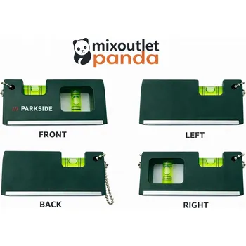 Vodováha Mini vodováha Parkside 10 cm, 2 libelky, horizontální a vertikální