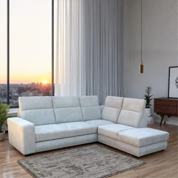 Sedací souprava IRIS MINI sedací souprava, levá, světle šedá Aragon 80