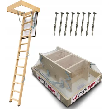 Schodiště Půdní schody 4STEP GREENLINE 90x70 35mm 1,05W/m3K V280 + Šrouby