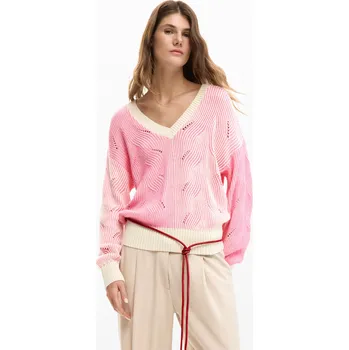 Dámský svetr Dámský svetr DESIGUAL 26SWJF39 3049 JERS BRISTOL Velikost: S