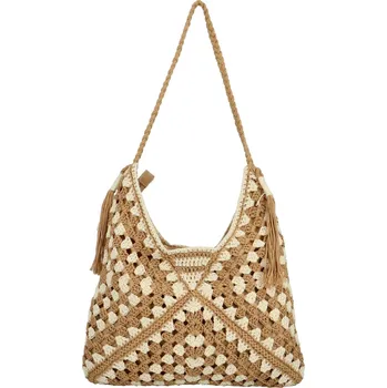 Kabelka Dámská kabelka na rameno béžovo/krémová - MaxFly Sába béžová