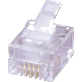 MH Connectors MHRJ114P4CR, 6510-0104-02, RJ10, 1 ks