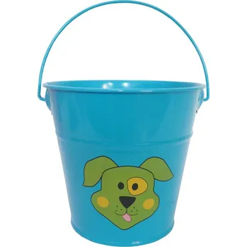 Dětský domeček reflex Dětský kbelík kovový 1,2 L, modrý