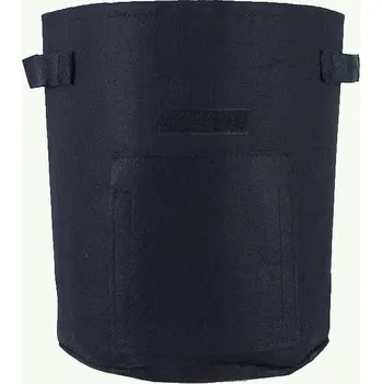 Rourke Textilní nádoba na pěstování zeleniny černá, 26,5 l ø29 x 32 cm