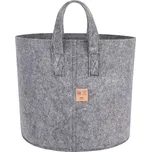 Dirt Bag Grey textilní květináč 35x29 cm - 30 L (Textilní květináč s úchyty v šedé barvě je ideální řešení pro pěstitele, kteří hledají všestrannost a efektivitu. Tyto prodyšné pěstební vaky z tkaniny pokračují v tradici podpory zdravějšího kořenového)