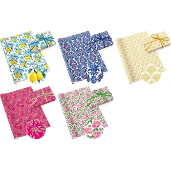 Papír Balicí papír PAW Květy 0,7 x 2 m ,balení 50 ks Paw