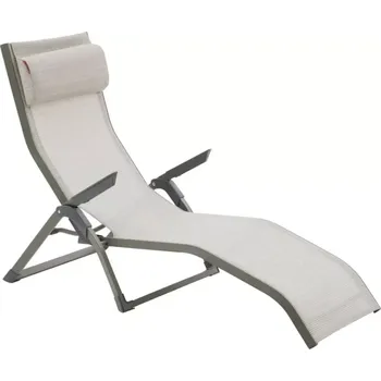 Zahradní lehátko Relaxační hliníkové lehátko Decima laurel green