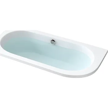 Vana BPS-koupelny Akrylátová asymetrická vana k vestavbě HYD-EBI140L-VEST 140x75 cm LEVÁ, bílá