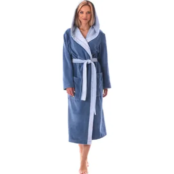 Dámské oblečení Unisex župan Tampa duo s kapucí 3959 5456 denim - Vestis L
